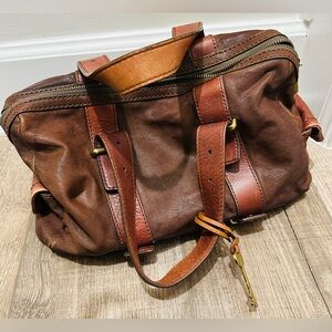 Fossil Mason Satchel/ speedy . Top handle bag
